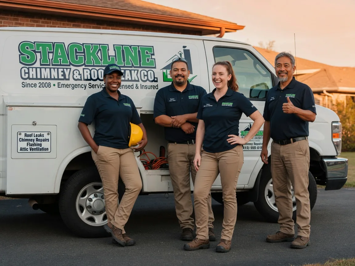 Chimney flashing repair company in Brazoria, TX